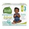 Seventh Generation Baby Diapers Sensitive Protection Free & Clear ,Size 3 ,72 Count