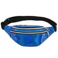 thumbnail image 1 of Riñonera láser, riñonera multifuncional, riñonera deportiva para exteriores con un solo hombro en diagonal, azul, 1 of 5