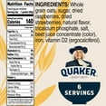thumbnail image 4 of (6 pack) Quaker Immunity Instant Oatmeal, Raspberry Strawberry, Good Source of Vitamins C, D, & Zinc, Whole Grains, 1.41 oz packets, (6 Pack), 4 of 7