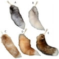 thumbnail image 6 of Faux Animal Tail Keychain Fluffy Faux Fur Tail Pendant 15.75" Long Tail Charms Keyring Holder for Handbag Backpack, 6 of 6