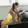 thumbnail image 6 of Thanksgiving Fairy Forest Throw Blanket 60" x 90" Soft and Warm Blankets for Couch Sofa and Bed, 6 of 7