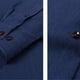 thumbnail image 4 of Blusa y camisa de manga larga con cuello vuelto para hombre, estilo casual, con botones, estampado playero, de poliéster., 4 of 5