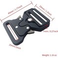 thumbnail image 2 of Paquete de 2 cinturones tácticos con hebilla de metal de alta resistencia - Hebilla de liberación rápida de 1 pulgada para reemplazo de hebilla, 2 of 5