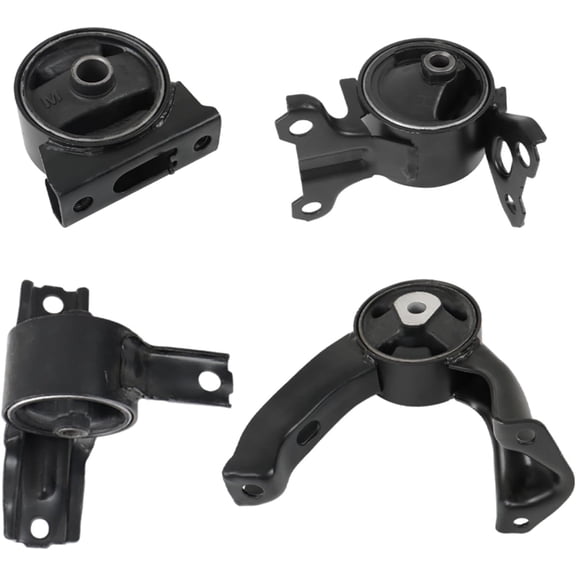 Genrics 4 PCS Engine Motor and Trans Mount 68032586AA Replacement for Compass Patriot 2.0L 2.4L 2007-2016
