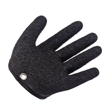 CHAXIN 1pc Fishing Catching Gloves Non-slip Fisherman Protect Hand Puncture Latex Wear-resistant Fishing Mittens Left Right Hand