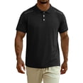 thumbnail image 4 of Mens Big & Tall Golf Shirts Plus Size Short Sleeve T-Shirts for Men Pullover Button Collared Stretchy Slim Summer Tees Tops M-5X, 4 of 8