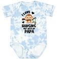 thumbnail image 3 of Inktastic Monkey I Love Hanging out with My Papa Boys or Girls Baby Bodysuit, 3 of 5