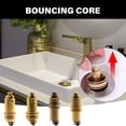 thumbnail image 2 of CIYISON Sink Drain Stopper Plug Bolts Replacement Copper Push Spring Plug Bounce Valves, 2 of 13