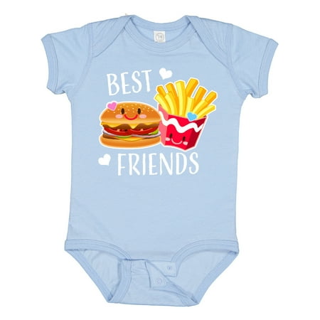 

Inktastic Best Friends Burger and Fries Gift Baby Boy or Baby Girl Bodysuit