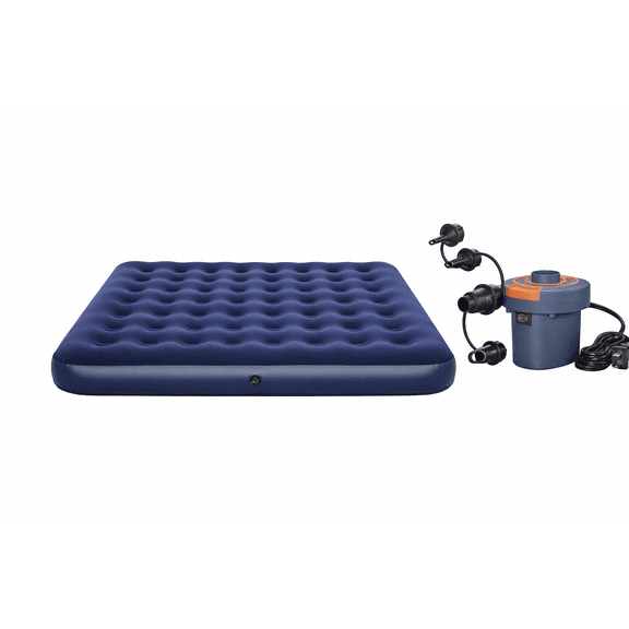 Ozark Trail Queen Air Mattress with 4" High AC Electric Air Pump