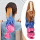 thumbnail image 1 of Peluca de Cola de Caballo para Mujer 1 3 Colores Clip de Garra Extensiones de Peluca de Cabello Postizo Mujer Peluca Rizada Peluca de Cola de Caballo 55 Cm ANGGREK  Otros, 1 of 8