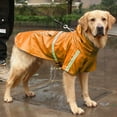 thumbnail image 4 of Dog Raincoat Windproof Hooded Poncho With Reflective Strips For Medium And Large Breed Outdoor Adventures, 4 of 5