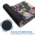 thumbnail image 6 of Long Mouse Pads for Desk,French Bulldog Dog and Pioneer Flower Desk Mats on Top Of Desks, Desk Mouse Pad Extra Large with 3mm Non-Slip Base and Stitched Edge for Gaming,Office,Work,Home 47.3"x23.6", 6 of 6