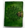 Green Treen of Life Leather Embossed Journal (Hardcover)