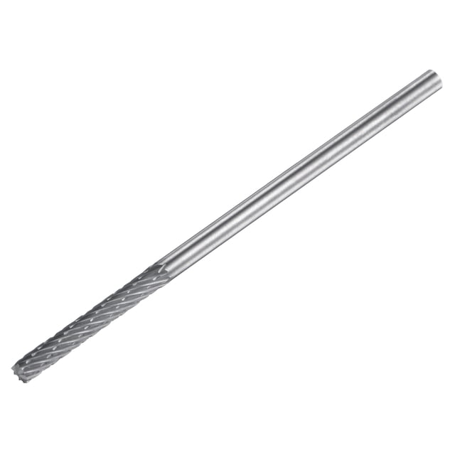 Unique Bargains 3mm Shank 3mm Cutting Dia Double Cut Cylinder Tungsten Carbide Rotary Files