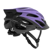 Zefal Flight 24 Lilac Youth Bike Helmet (Ages 8+, 24 Vents, Visor, Unisex)