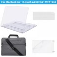 thumbnail image 2 of Plastic Hard Shell Case & Sleeve Bag & Keyboard Cover & Screen Protector Bundle 4 In 1Compatible With MacBook Air 13.3 Inch Case 2020 2019 2018 Release A2179 A1932 with Retina Display, 2 of 9