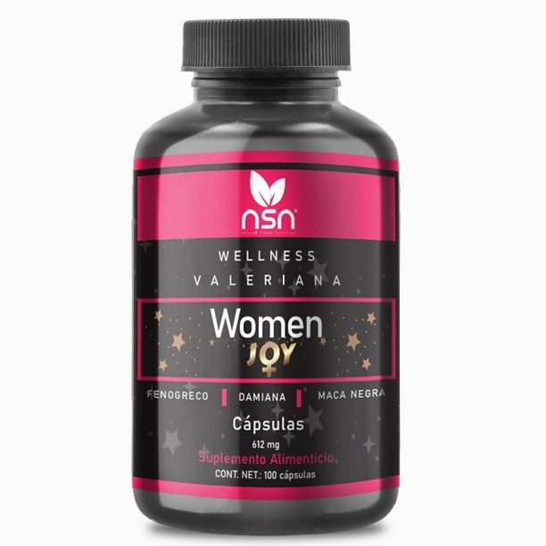 Women JoY | Suplemento para Mujer | Fenogreco, Maca Negra, Gingseng Natural Smarth Nutrition wellness