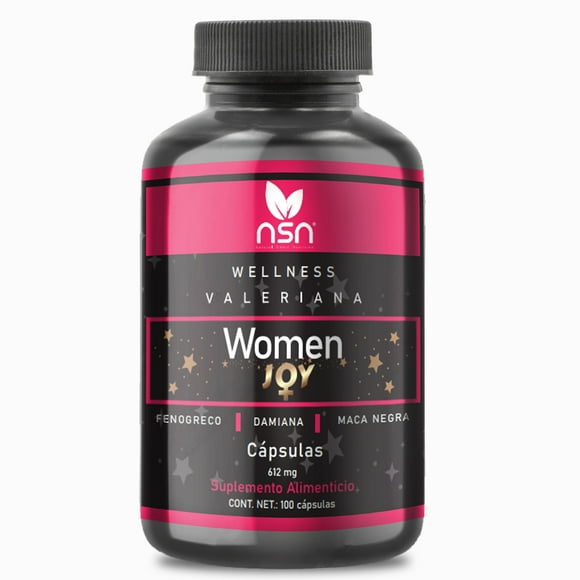 Women JoY | Suplemento para Mujer | Fenogreco, Maca Negra, Gingseng Natural Smarth Nutrition wellness
