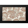 thumbnail image 2 of Grey, Marielle 24x16 Black Modern Framed Museum Art Print Titled - jacobian Paisley Pattern, 2 of 5