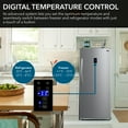 thumbnail image 6 of Whynter UDF-139SS 13.8 cu.ft. Energy Star Digital Upright Convertible Deep Freezer/Refrigerator - Stainless Steel, 6 of 12