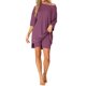 thumbnail image 2 of Conjunto de lounge oversized INSPIRE CHIC para mujer, sudaderas de entrenamiento, camiseta con pantalones cortos de ciclista, conjuntos 2XL púrpura rojo, 2 of 6