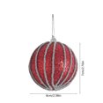 thumbnail image 3 of 1PC Christmas Ball, 2.76 in Sequin Pearl Christmas Ball Ornaments, Christmas Tree Decorations, Christmas Indoor Outdoor Decorations, Hanging Baubles for Xmas Tree, Wreath & Holiday (Red), 3 of 6