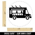 thumbnail image 2 of Food Truck Vehicle Self-Inking Rubber Stamp Ink Stamper - Lime Green Ink - Mini 1/2 Inch, 2 of 7