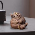 thumbnail image 2 of Estatua De Cocodrilo, Adorno De Mascota De Té Para Gabinete, Decoración De Té, Accesorios De Té, Púrpura Sunnimix Estatuilla de cocodrilo, 2 of 8