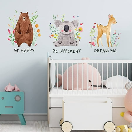 6 Pieces Safari Nursery Decor Sticker Baby Room Wall Decals Jungle Animal E Art Decal Animals Colorful Inspirational For Boy Girl Kid Kids - Baby Nursery Wall Decor Stickers 6 Pieces Safari Nursery Decor Sticker Baby Room Wall Decals Jungle Animal E Art Decal Animals Colorful Inspirational For Boy Girl Kid Kids - Baby Nursery Wall Decor Stickers