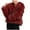 Wine, variant on Zpanxa Plus Size Womens Faux Fur Lined Jacket Stand Collar Windproof Winter Coat Long Sleeve Thermal Outerwear