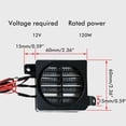 thumbnail image 4 of stanreset 12V 120W 90 * 60mm PTC Air Fan Heating Heating Heating Heating Heaters, 4 of 4