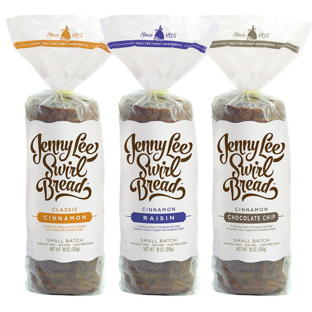 Jenny Lee Gourmet Cinnamon Swirl Bread Variety Pack ( lbs. 3 pk.) -  