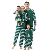Shuttle tree Family Christmas Matching Sets,Elk Plaid Family Christmas Clothes Christmas Matching Jammies for Adults and Kid