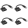 thumbnail image 3 of 4X 2 In1 Type-C to 3.5mm Headphone Jack Adaptor/Connector Charger, Earphone Aux Audio & Charge Adaptor Black, 3 of 8