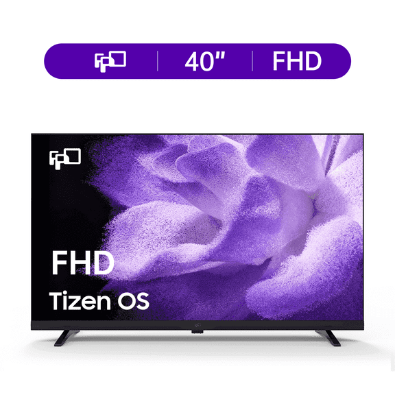 FPD 40-inch Smart TV, 1080P Fhd Compatible with Samsung TV Plus, Smartthings Built in Gaming Hub, Dolby Audio, Hdr10, Voice Control, Flat Television with Miracast