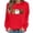 Red Sweatshirts, variant on Jsaierl Halloween Sweatshirts Women Funny Pumpkin Graphic Pullovers Soft Classic Round Neck Long Sleeve Sweater Tops Halloween Party Supplies, Sizes S-2XL
