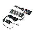 thumbnail image 1 of Sidaley Tira de luces LED para coche, lámpara de cadena, atmósfera, resistente al agua, tira de luces LED, Control remoto, lámpara 5050 9LED Bombillas para automóviles, 1 of 6