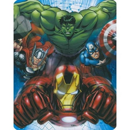 Marvel Comics Avengers Bedding Set Superhero (Polyester & Polyester Blend, Avengers Baby Blanket Plush Throw 40