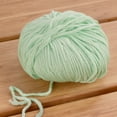 thumbnail image 3 of JubileeYarn Bamboo Cotton Chunky Yarn - 100g/Ball - Green Mint - 4 Balls, 3 of 7