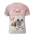 thumbnail image 2 of Every Fart is Love Note Bulldog Guilty Face Happy Valentine's All Over Print 3D Shirt Unisex Merch Dog Lover Gifts Idea - 01016, 2 of 6
