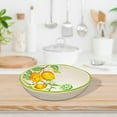 thumbnail image 3 of IH Casa Decor Ceramic Lemon Round Plate 8.35" - Ensemble De 2, 3 of 3