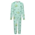thumbnail image 4 of Keroppi Unisex Onesie Pajamas Zipper Jumpsuit Hooded One Piece Sleepwear for Family Mens Womens, 4 of 8