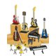 thumbnail image 3 of 1 Red Electric Guitar-shaped Micro-particle Building Block, A Creative And Interesting Micro-particle Music Instrument Small Table Display Three-dimen, 3 of 4
