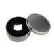 thumbnail image 2 of Limpiador de cepillos de maquillaje caja de limpieza seca esponja de ojos interruptor removedor de maquillaje, tamaño perfecto para  de Caja plateado Macarena esponja limpiador de cepillo, 2 of 6