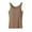 Khaki, variant on Diufon Tank Tops With Built in Bras Womens Summer Basic Padded Yoga Shirts Workout Camisole Casual Undershirt