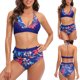 thumbnail image 2 of Moda mujer sexy traje de baño impreso bikini split traje de baño Fridja  nalpqowj60768, 2 of 8