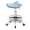 Blue_B, variant on Heavy Duty Rolling Stool Chair with Wheels,Adjustable Tall Shop Stool Ergonomic Office Chair with Footrest,Bar Guitar Studio Medical Vanity High Stools