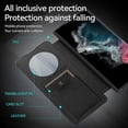 thumbnail image 4 of Case for Samsung Galaxy S24, Smart Sleep/Wake Up Function View Window Premium Leather Flip Cover with Card Slot, Kickstand Wireless Charging, 4 of 5