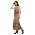thumbnail image 4 of Moomaya WoMen's Spaghetti Strap Side Slit Dress Plus Size Printed Clothing, 4 of 6